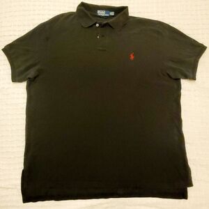 2XL Ralph Lauren Navy short sleeve shirt with Polo emblem